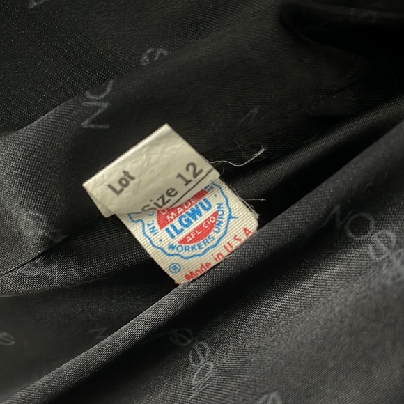 Sasson Borgazia Vintage 80s Faux Fur Sasson Jacket Coat Size 12 - Picture 4 of 5